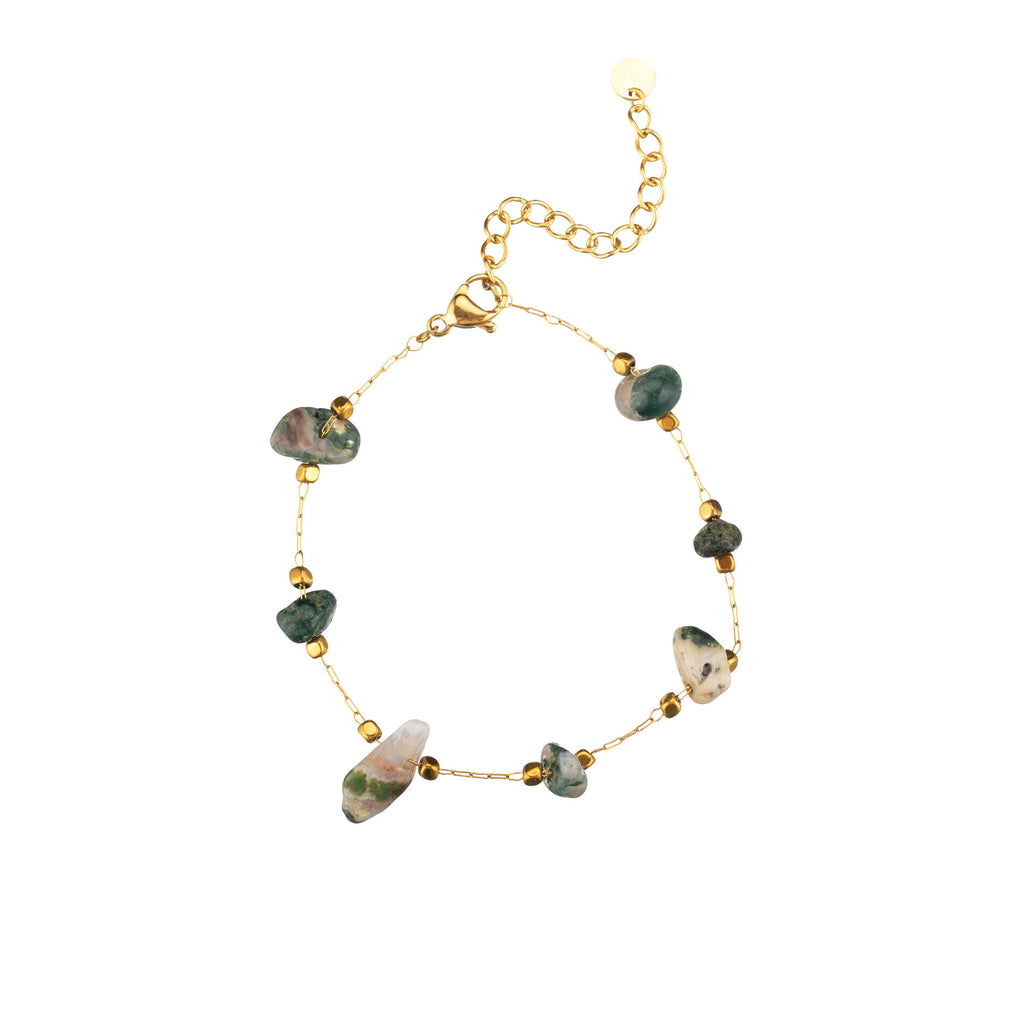 Natural Mineral Bracelet - Multi Agate
