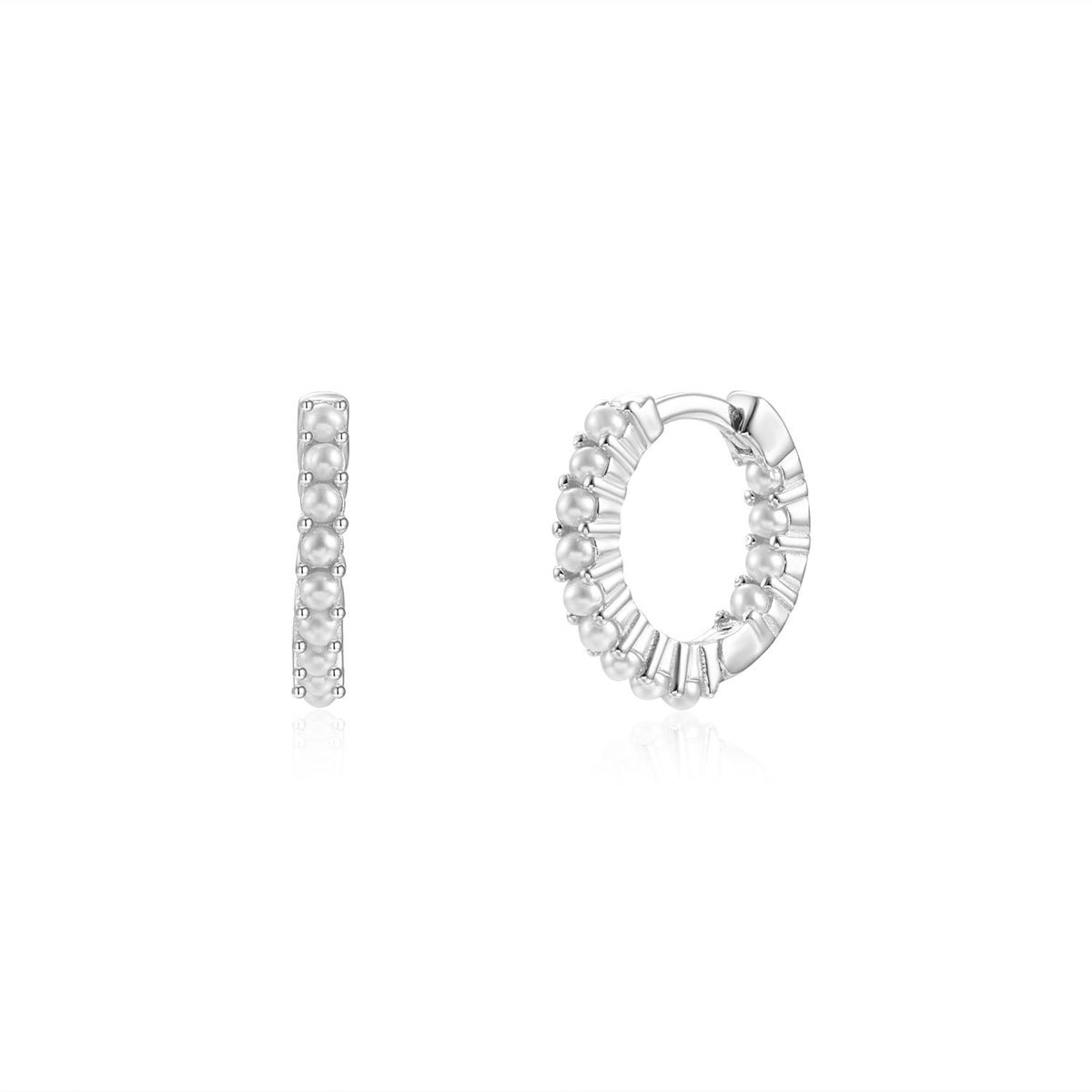 Hoop Earrings - Silver sterling -12mm