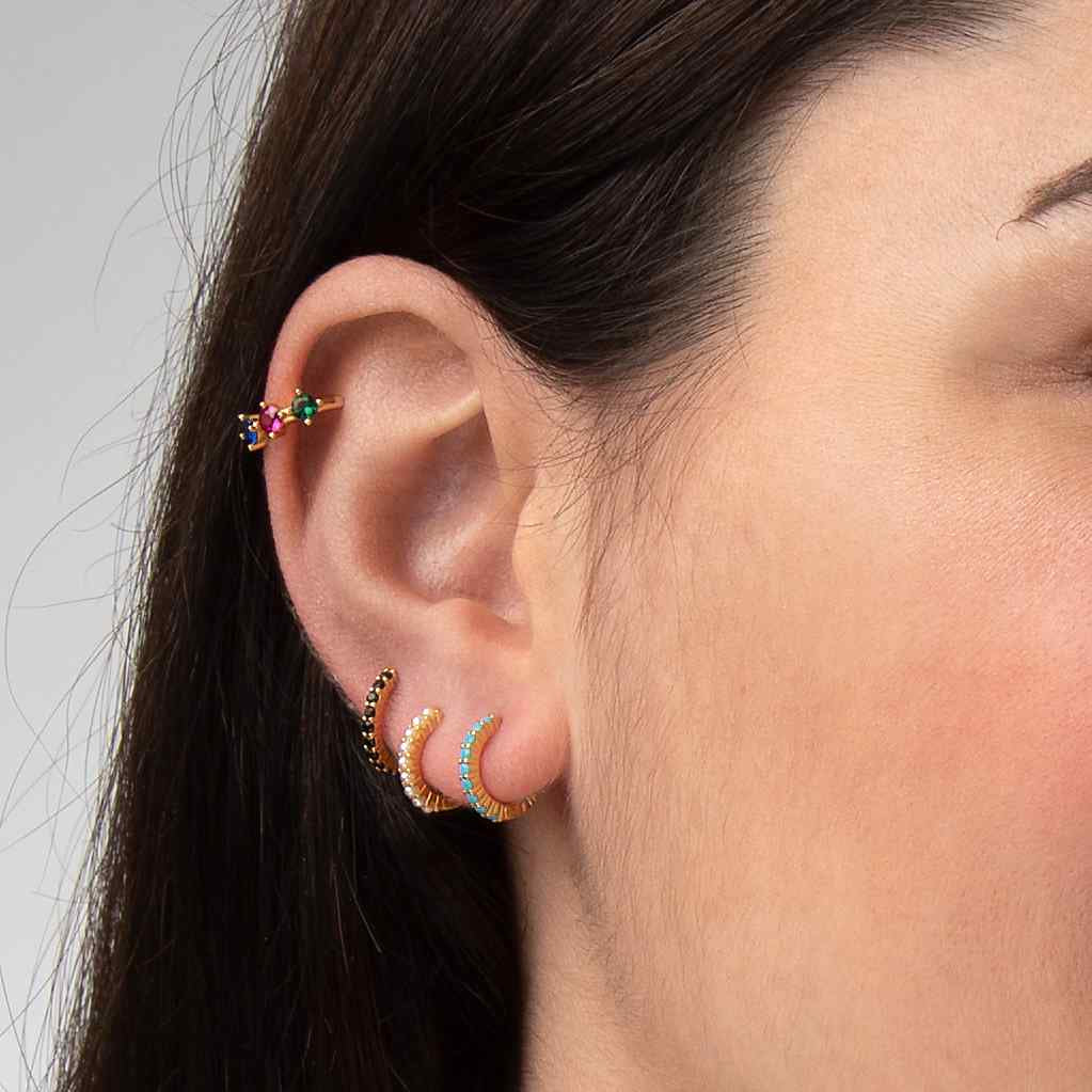 Hoop Earrings - Silver sterling -12mm