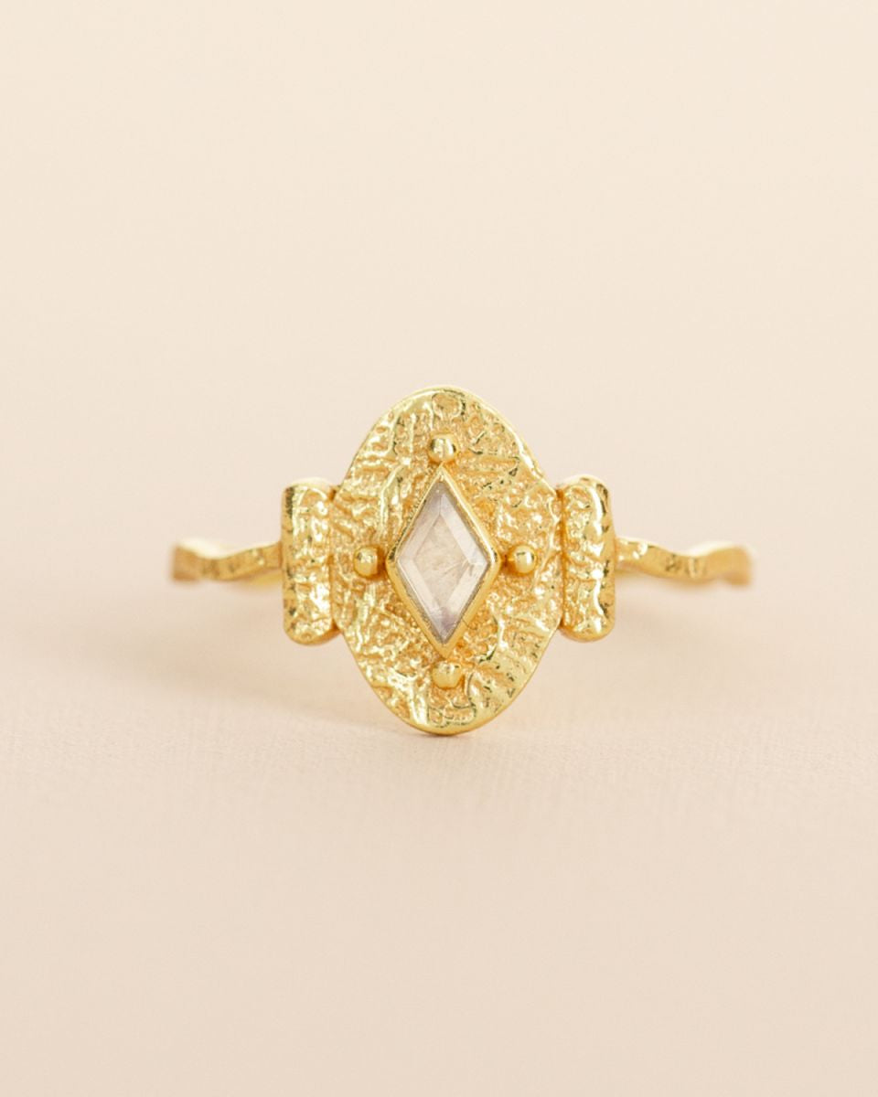 Ikhlas Ring Collection- white moonstone