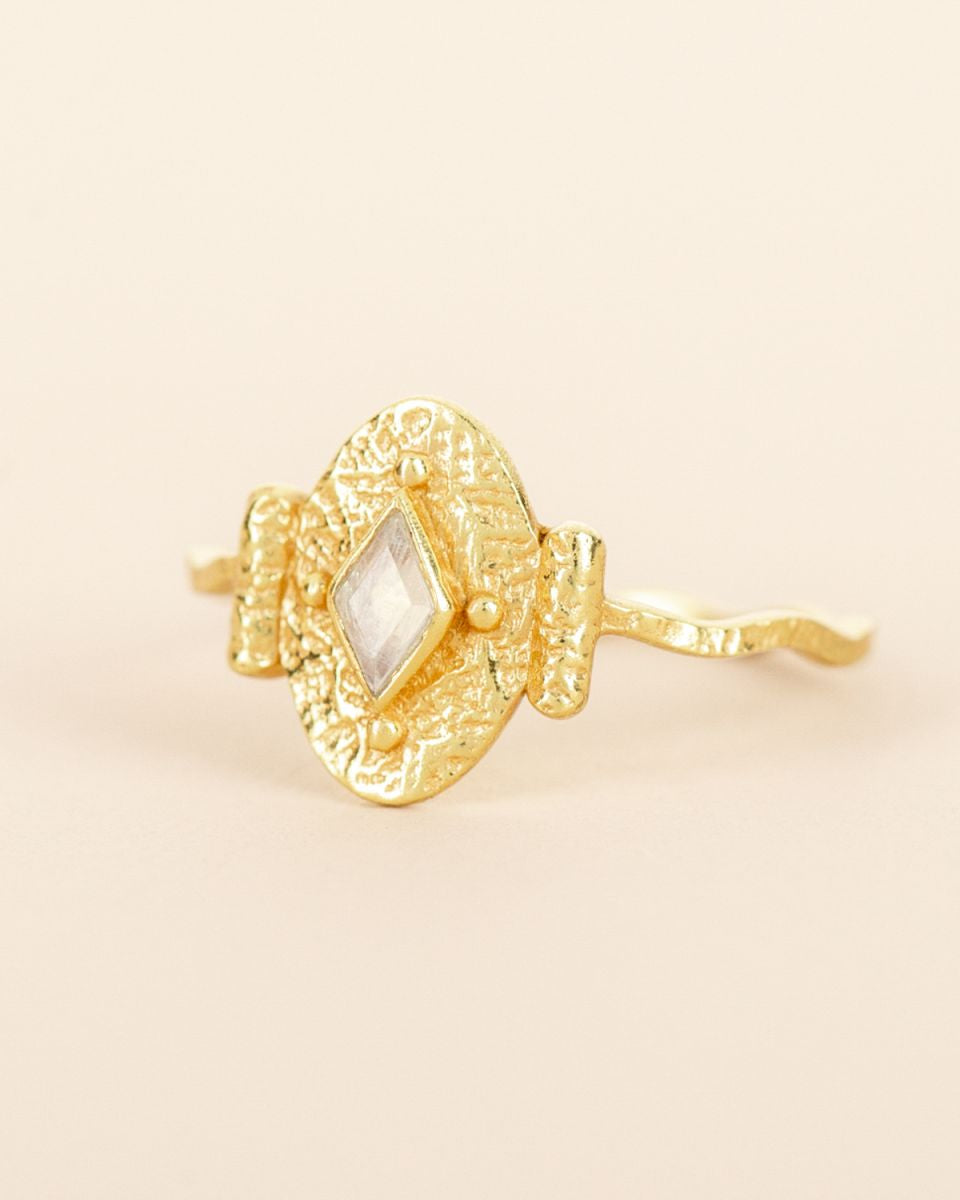 Ikhlas Ring Collection- white moonstone