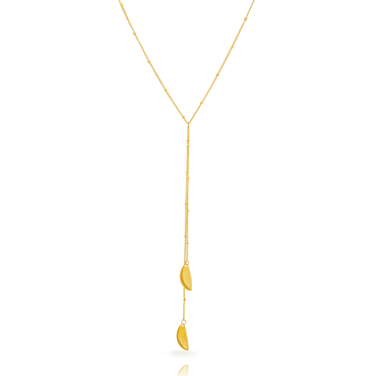 Necklace - Leaves - Gold