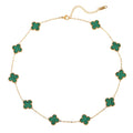 Necklace - Clover - Gold Color