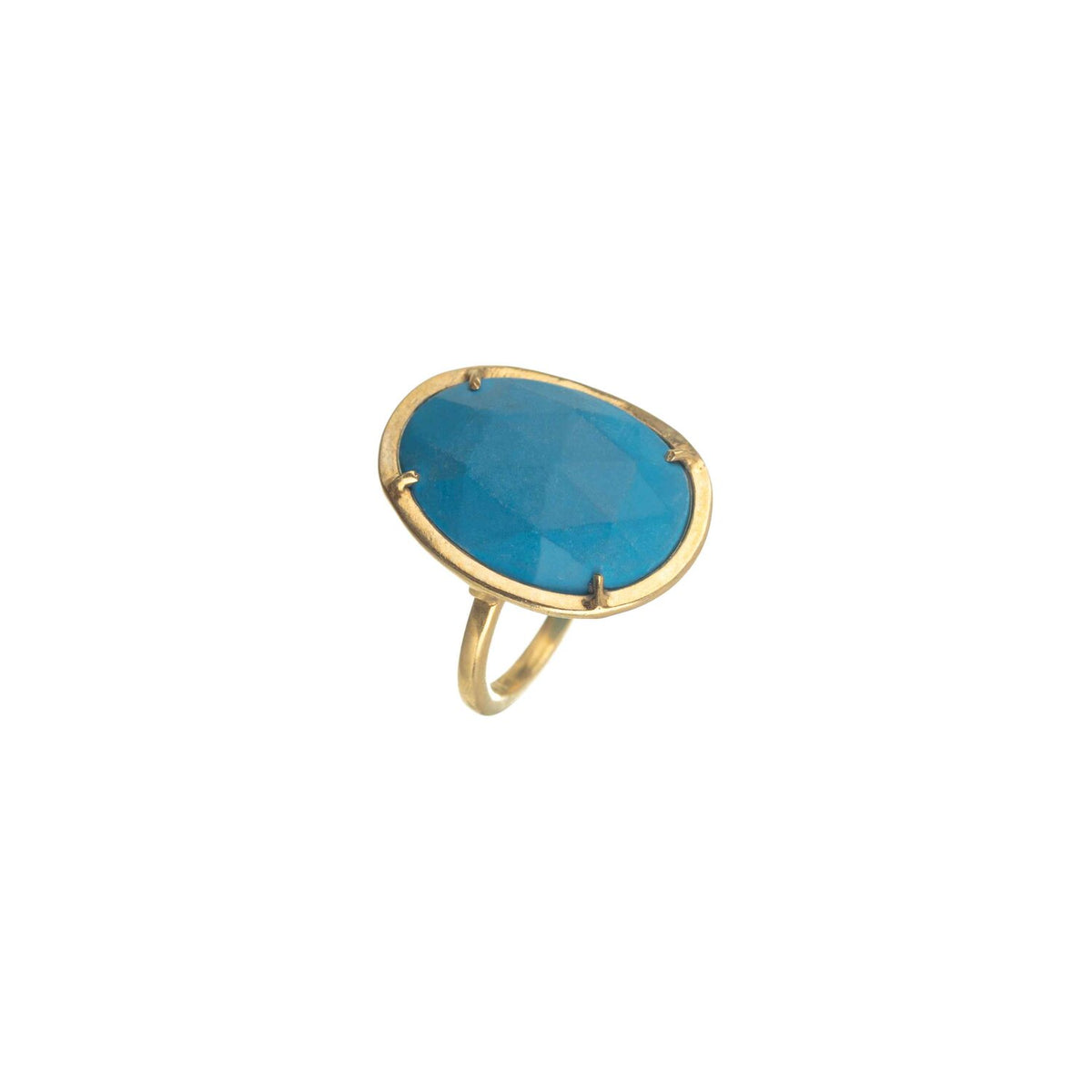 Mineral Ring - Gemstone - Gold plated