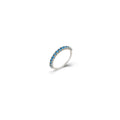 Turquoise Ring - SIlver Gold Plated -Rhodium Silver