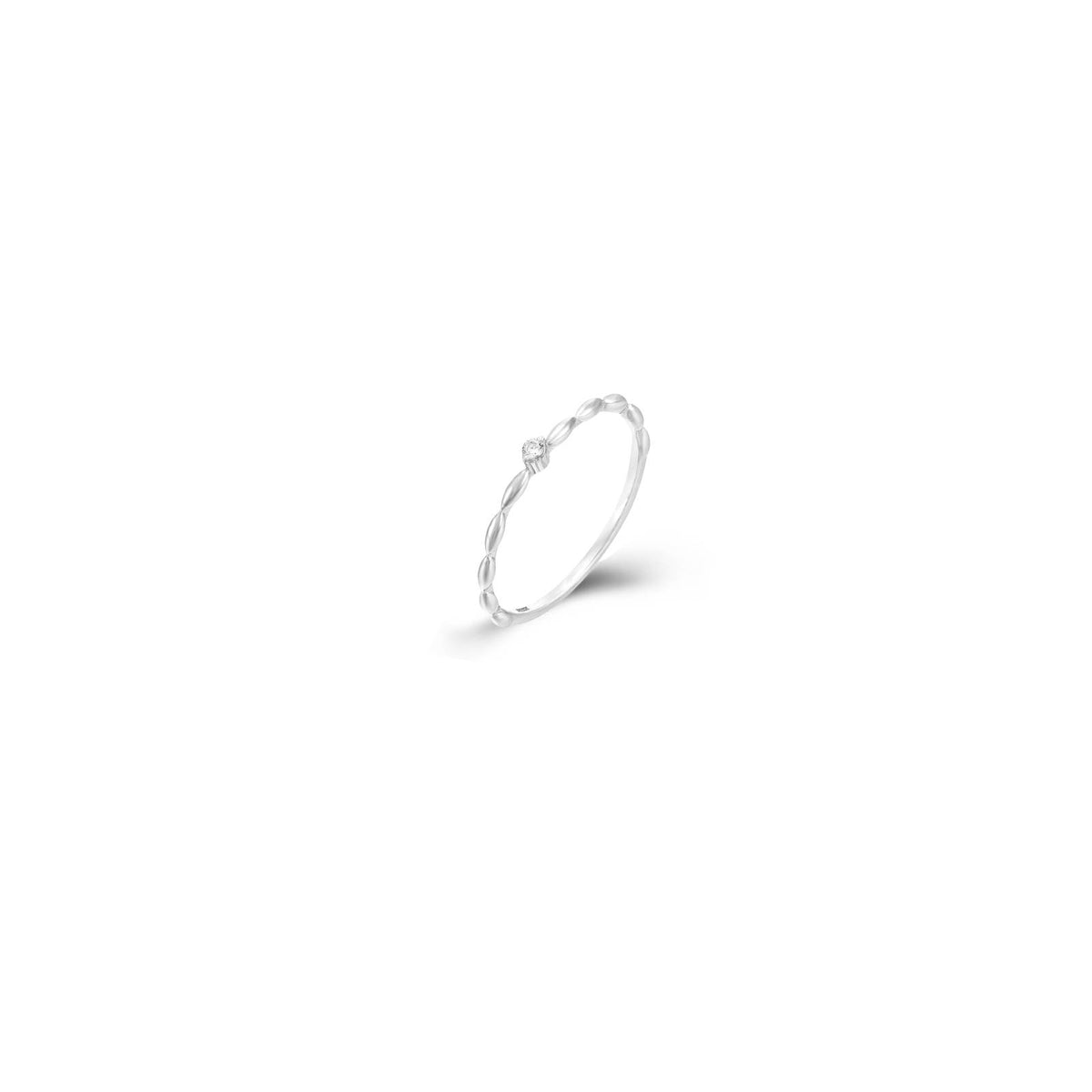 Zirconia Silver Ring - Silver Gold Plated and Rhodium Silver
