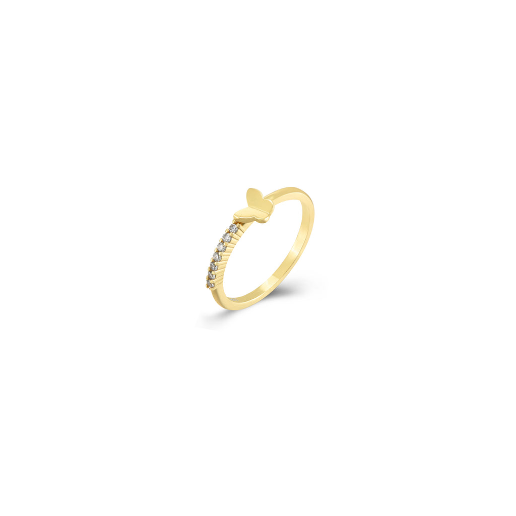 Marquise Zircon Ring - Gold Plated