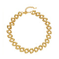 Necklace Stainless Steel - Link - Gold Color and Steel Color