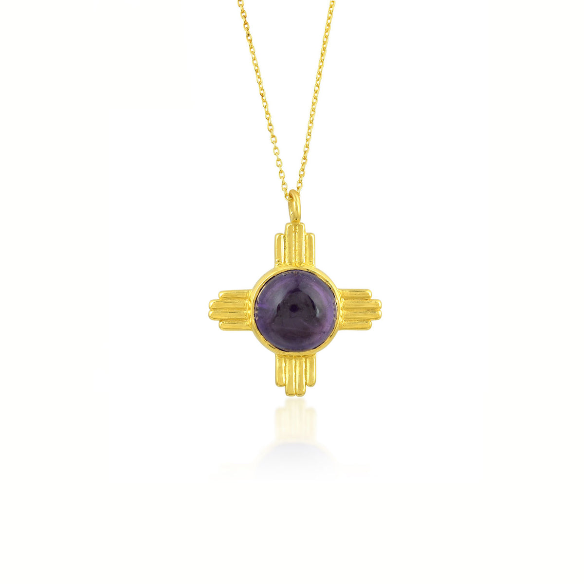 Minerals Necklace - Zia Symbol