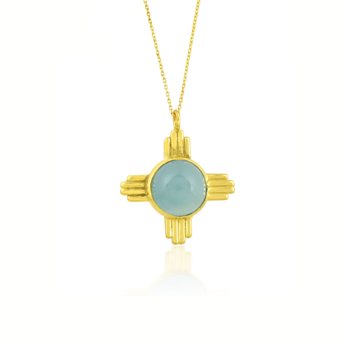 Minerals Necklace - Zia Symbol