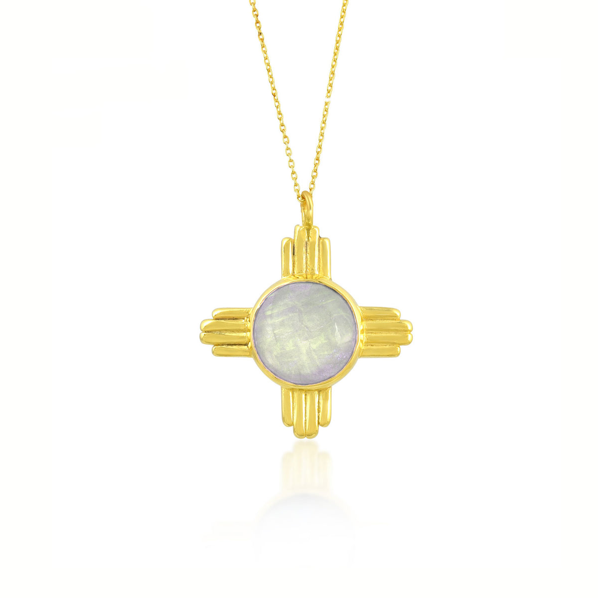 Minerals Necklace - Zia Symbol