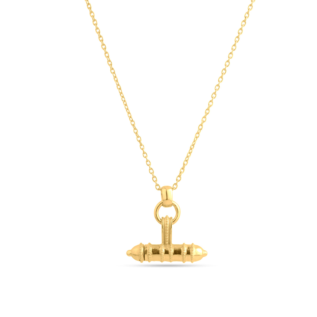Tibetan Talisman Necklace  - Gold Plated