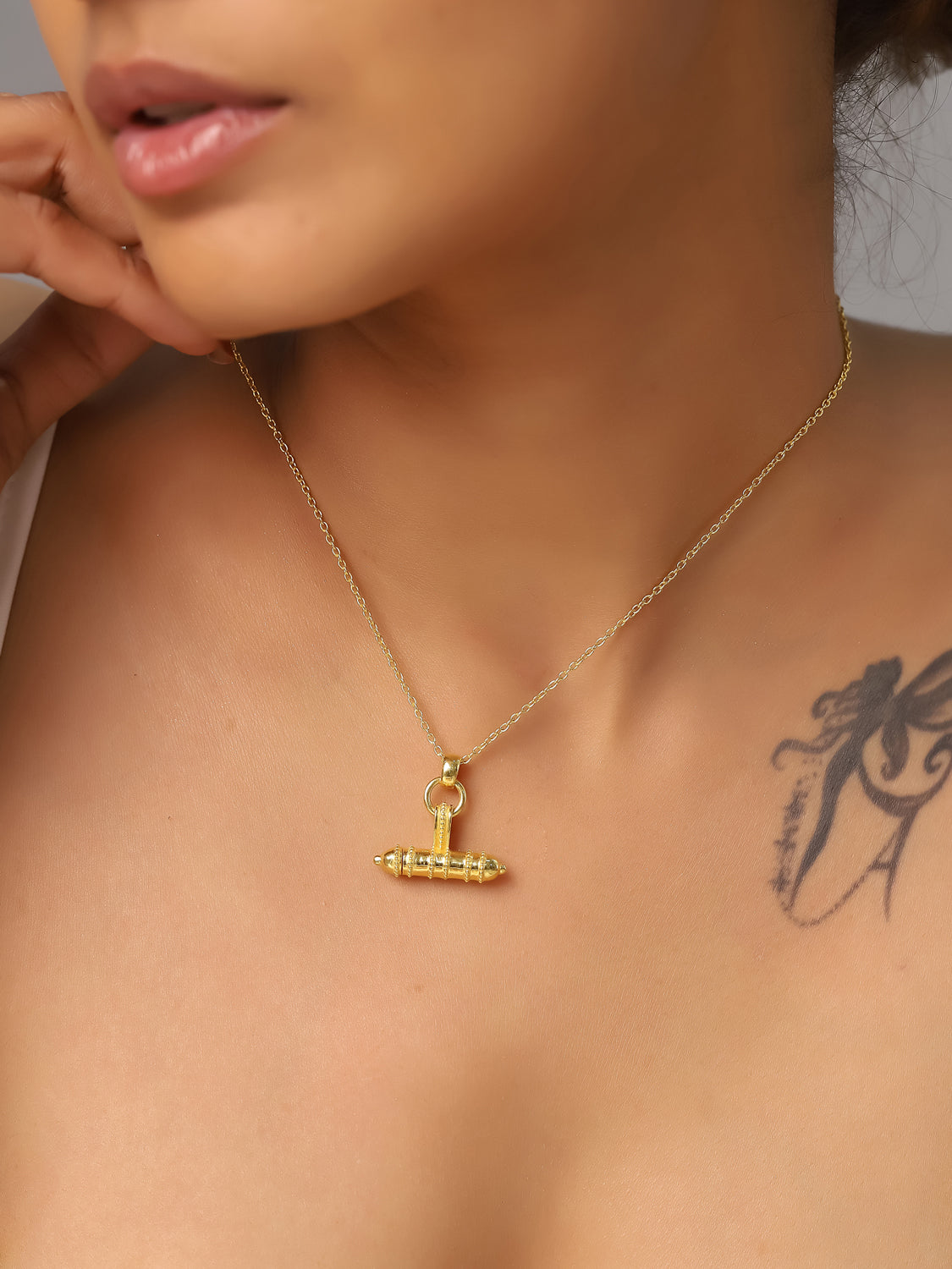 Tibetan Talisman Necklace  - Gold Plated
