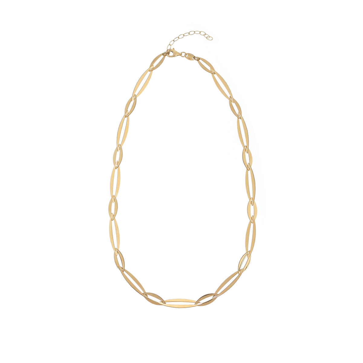 Link Necklace -  - Gold Plated  or Silver