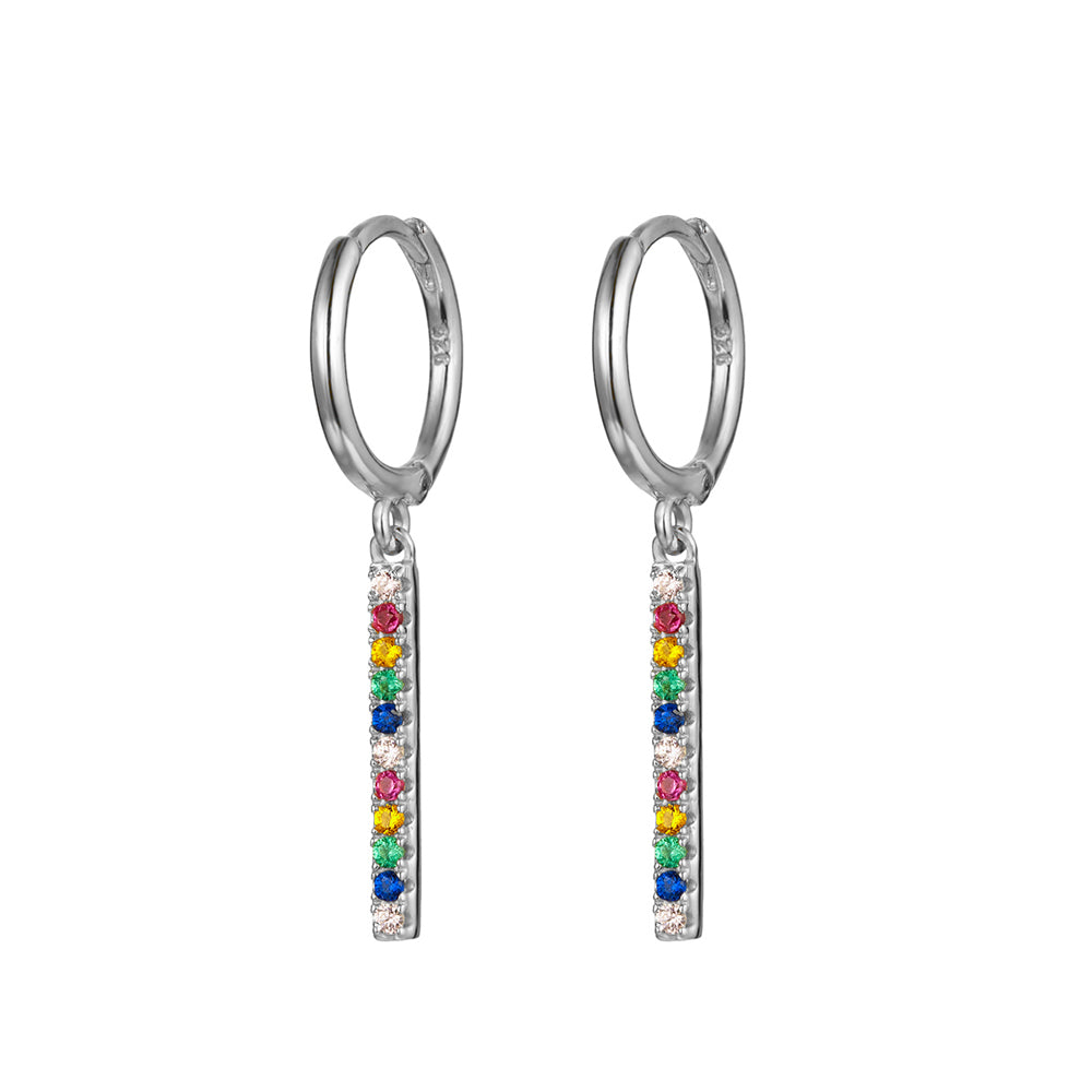 Zirconia Earrings - Bar - Various