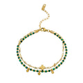 Mineral Steel Bracelet - Cross  - Gold