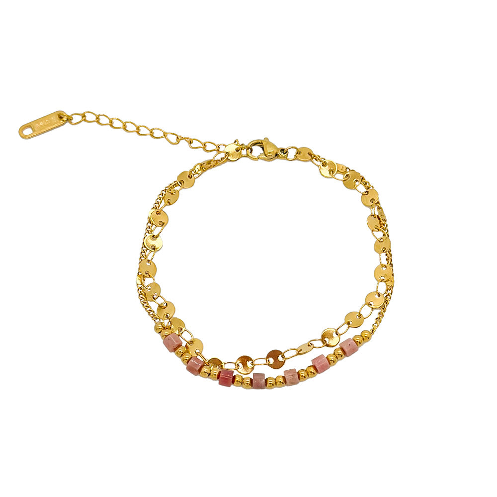 Mineral Steel Bracelet - Plated -Gold