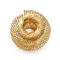 Smooth Spiral Bracelet – Stretchable – Gold Plated