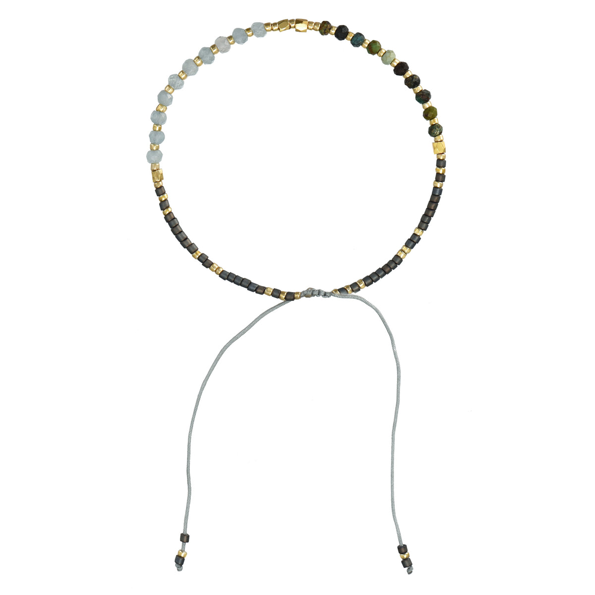 Adjustable Bronze Bracelet - Gold Colour