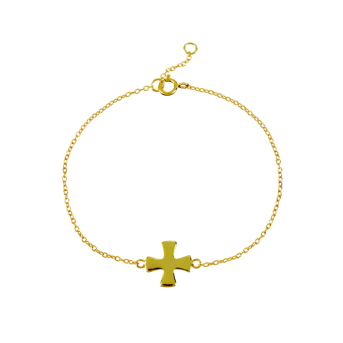 Silver Bracelet - Cross 12mm