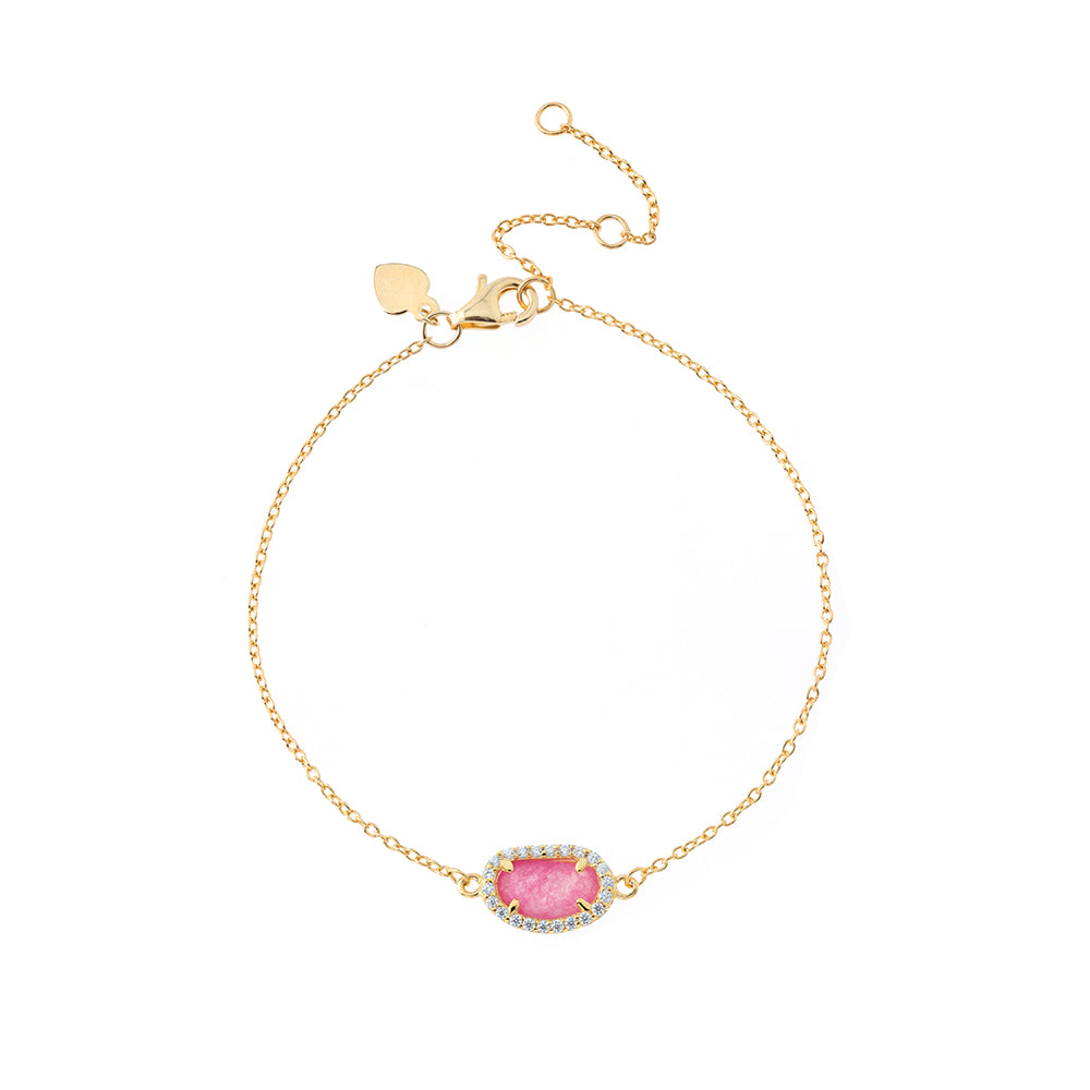 Mineral Bracelet - Gemstone - Gold Plated